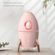 thumbnail image 4 of Humidificador de aire portátil de 350 ml, luz nocturna de escritorio, silencioso, para dormitorio, mesita de noche y hogar. Rosado, 4 of 9