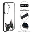 thumbnail image 2 of WIRESTER Shockproof Soft Rubber Cover Case for Samsung Galaxy S26 6.3" 2026, Animal Black White Tuxedo Cat, 2 of 5