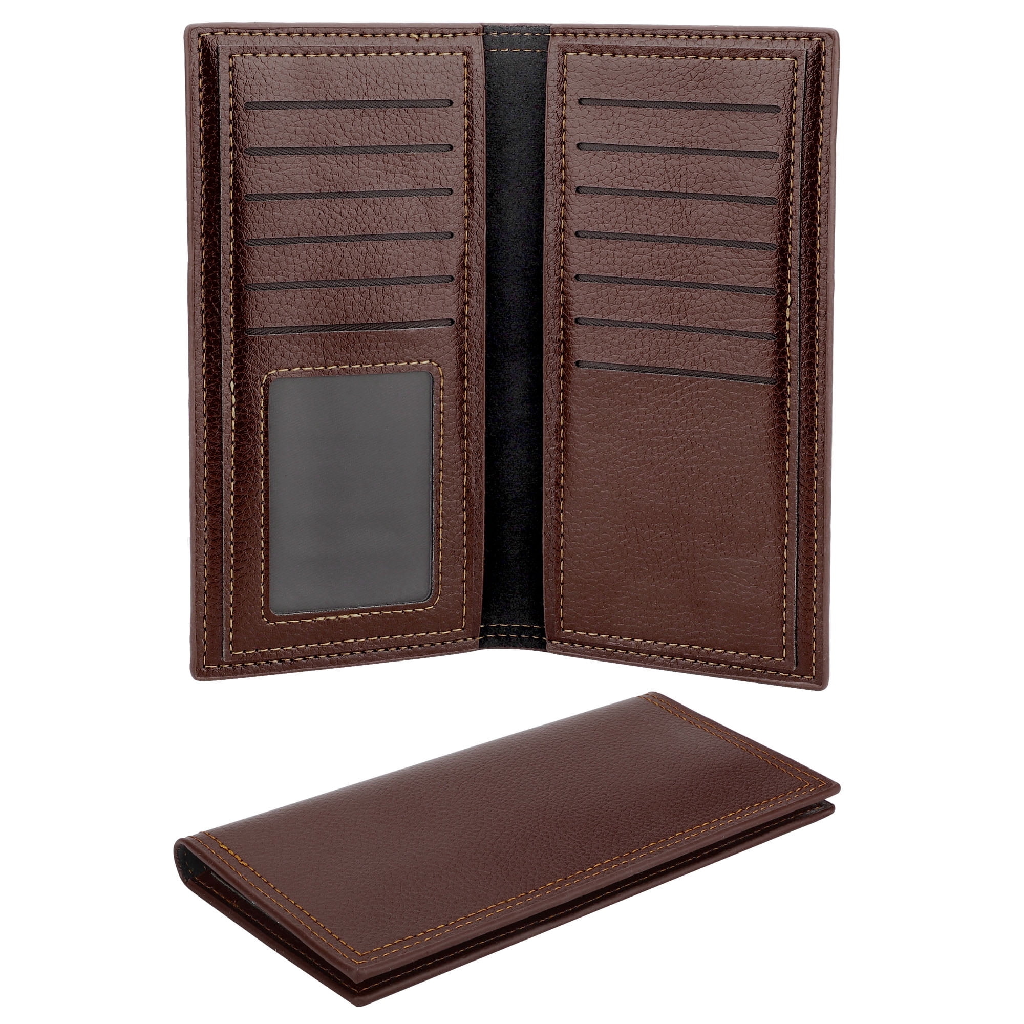 EEEkit Long Bifold Wallet for Men, RFID Blocking photo 1