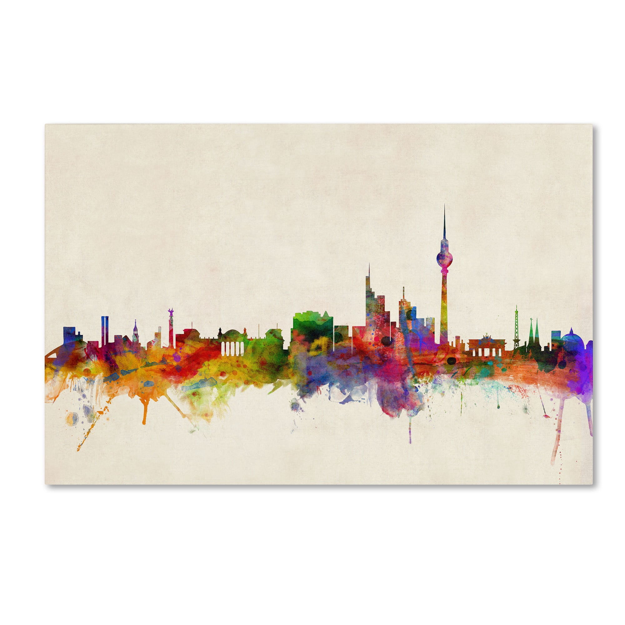 Trademark Fine Art "Berlin, Germany" Canvas Art by Michael Tompsett