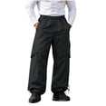 thumbnail image 3 of YABCSAZ Mens Casual Cargo Hiking Pants Lightweight Breathable Quick Dry Elastic Waist Stretch Trousers Outdoor Waterproof Camping Fishing Running Athletic Active Pants Trousers with Pockets, 3 of 9