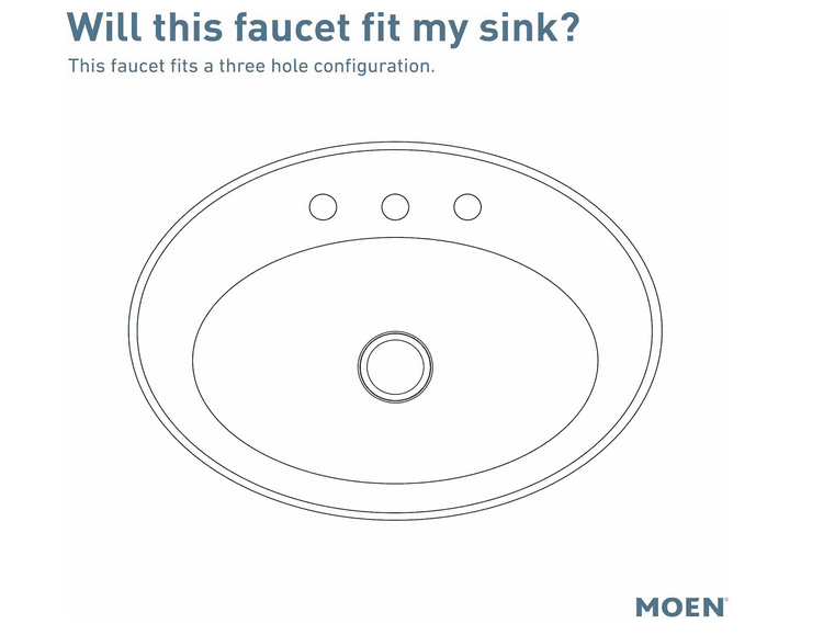 Moen Kingsley Chrome Two-Handle Bathroom Faucet
