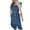 Blue, variant on Nuoqisi Denim Dress for Women Casual Fashion Sleeveless Belted Button Down Midi Jean Dresses for Women 2026