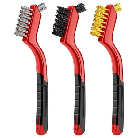 

3pcs Paint Scrubbing Home Cleaning Tool Wire Brush Set Industrial Durable