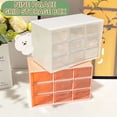 thumbnail image 6 of Zonao Storage Box Gift Multifunctional Compartment Storage Box,Desktop Drawer Style Cosmetic Jewelry Box,Small Item Transparent Jewelry Box, 6 of 6