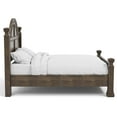 thumbnail image 4 of Furniture of America Charo 3pc Gray Wood Bedroom Set-King + 2 Nightstands, 4 of 11