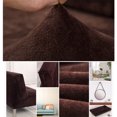 thumbnail image 6 of Topchancess Plush Sofa Cover, Sofa Bed Cover Futon Slipcover Solid Color Full Folding Elastic Armless 80 x 50 in, 6 of 9