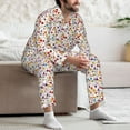 thumbnail image 7 of Zufioo Drink And Cocktail Glasses Mens Pajamas Set, Mens Long-Sleeved Pajama and Pajama Pants,Pajamas Para Hombres,Men's Sleepwear-Small, 7 of 7