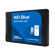 Western Digital 250GB WD Blue SA510 SATA SSD, Internal 2.5”/7mm Cased Solid State Drive - WDS250G3B0A-00AXR0