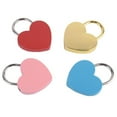thumbnail image 4 of KYAIGUO Valentines Day Decoration Padlock with Key Love Lock Love Lock for Bridge 2.3x1.7in(Green), 4 of 5