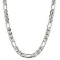 thumbnail image 1 of Sterling Silver 10.65mm Figaro Anchor Chain (Weight: 100 Grams, Length: 24 Inches), 1 of 4