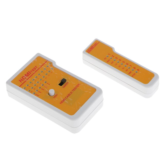 Detector De Probador De Cables Para Verificación De Cable De Línea HDMI Solución De Problemas Unidad Fácil De Usar Macarena Probador de HDMI