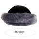 thumbnail image 4 of AYYUFE - Gorro de pescador cálido con ala de felpa, de piel sintética de visón gruesa, suave y sólida, para uso diario, 4 of 7