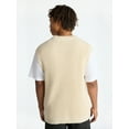 thumbnail image 3 of No Boundaries V Neck Marled Vest, Men's & Big Men's, 3 of 5