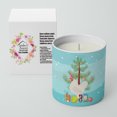 thumbnail image 2 of Carolines Treasures BB9204CDL 3.75 x 3.25 in. Unisex German Langshan Chicken Christmas 10 oz Decorative Soy Candle, Teal, 2 of 5