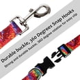 Dog Collar Pet Funny Rainbow Adjustable Collars with Cute Tie Dye Leash ...