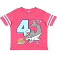 thumbnail image 3 of Inktastic 4th Birthday Shark with Cake Boys or Girls Toddler T-Shirt, 3 of 5