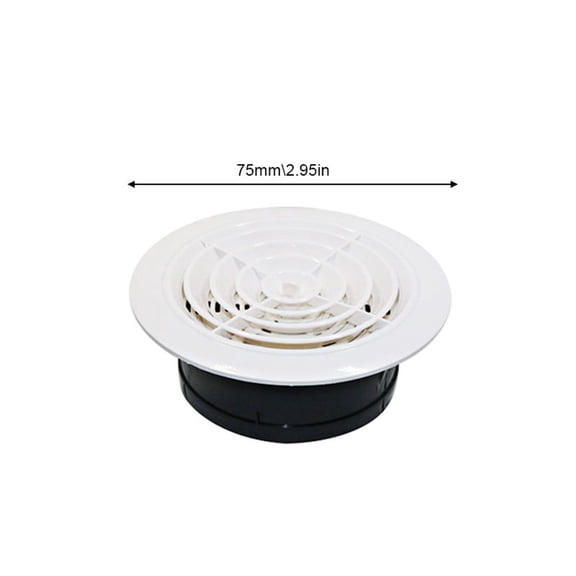 GDHOME Round Air Vent Louver Grille Cover Outlet Adjustable Exhaust Vent Ventilation