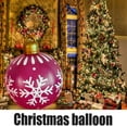 thumbnail image 3 of Globo de Navidad Juguete inflable de PVC Decoración de árbol de Navidad Bola de adorno de Navidad al Abanopi Tipo 2, 3 of 7