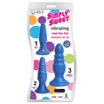 thumbnail image 1 of Curve Novelties Simply Sweet Vibr Anal Trio Plug Set Azul, 1 of 1