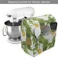 thumbnail image 2 of Tropical Stand Mixer Cover, Pineapple Mango Leaves Palmatia Botany Art, Kitchen Appliance Organizer Bag Cover with Pockets, 5 Quarts, White Multicolor, by Ambesonne, 2 of 4