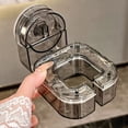 thumbnail image 3 of 360° Rotating Hair Dryer Rack No-Punch Wall-Mounted Suction Cup Storage Rack, 3 of 9