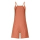 thumbnail image 5 of mfyjkho Pantalones Cortos Para Mujer, Mono Corto Con Tirantes, Sin Mangas, Informal, Liso, De Verano Para Mujer Pantalones Cortos Para Mujer S, 5 of 7