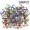 100 PCS, variant on 50pcs 2" Aluminum D-Shape Carabiner Keychain Clips - Spring Snap Hooks for Keys, Bags, Gear (Mix Colors)"