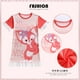 thumbnail image 2 of Disney Leena Belle Pijamas de verano para niños Camisón de niña Vestido Princesa de dibujos animados Falda Verano Manga corta Ropa para niños Altura 12 120-130 cm zhangyuxiang CONDUJO, 2 of 2