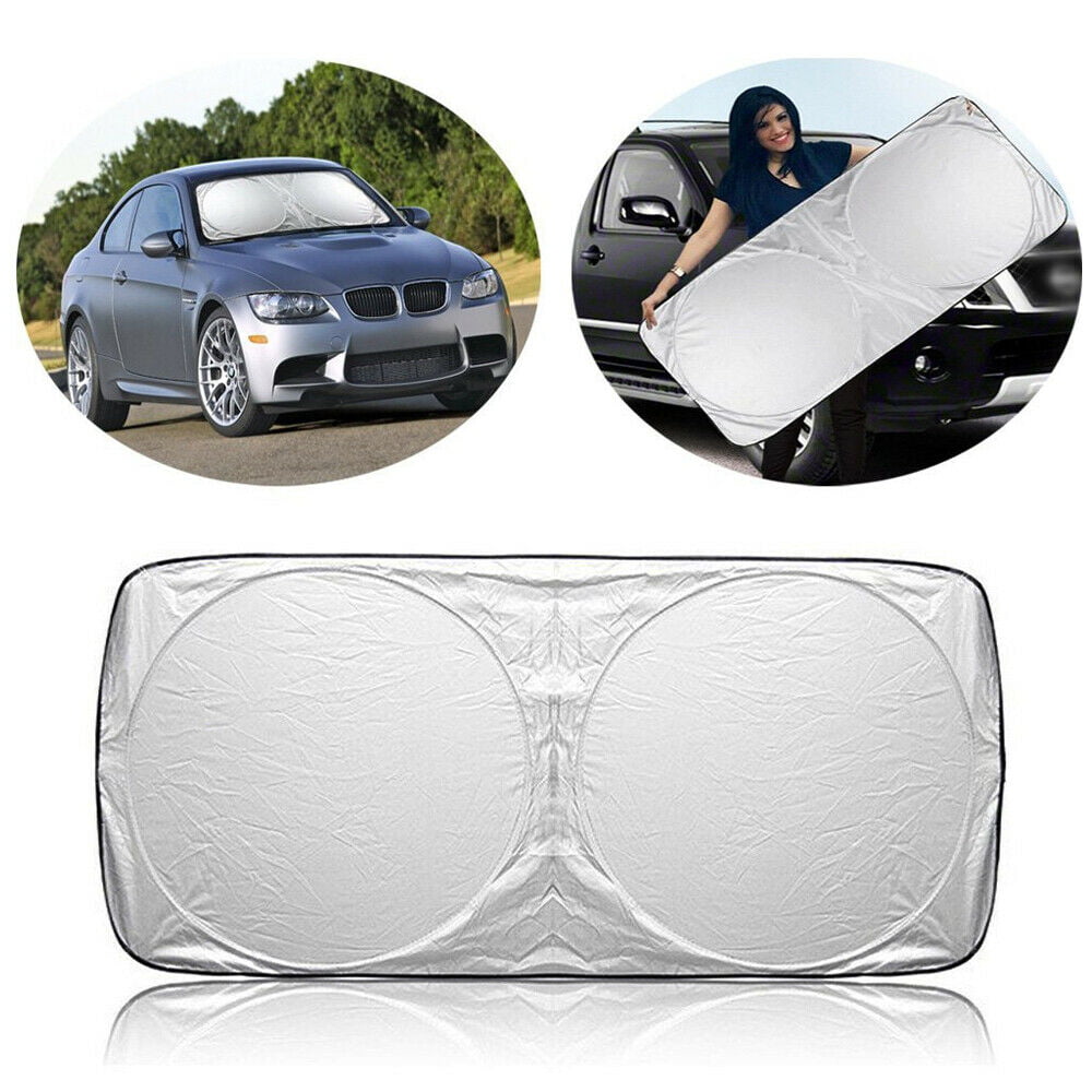 Blocks UV Rays Sun Visor Protector Sunshade to Keep Your Vehicle Cool and Damage Free Windshield Sun Shade Easy to Use Car Accessories Fit Most Windshields