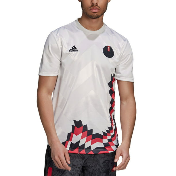 Pelmel zorro Trampolín Adidas Mens Athletic Shirt Captain Tsubasa Soccer Jersey White 2XL -  Walmart.com