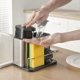 thumbnail image 2 of Dispensador de líquido para lavavajillas con soporte para esponja y soporte para cepillo, soporte para esponja para fregadero de cocina de acero inoxidable (12,8*18*18,8 CM), 2 of 4