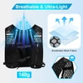 thumbnail image 3 of Running Vest for Women Men, Adjustable Chest Straps Running Hydration Vest , Lightweight Reflective Hydration Backpack for Marathon, 3 of 12