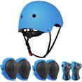 thumbnail image 1 of Kit de protección para casco para niños, kit de protección para rodillos de bicicleta, casco ajustable para niños, coderas, rodilleras, muñequeras, juego de protección para niños, monopatín deportivo, bicicleta, patín JM, 1 of 5