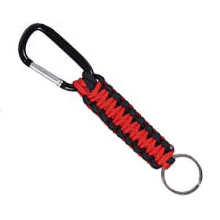 Rothco Thin Red Line Keychain with Carabiner