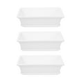 thumbnail image 3 of SWETRACE 3 Sets Standing Succulent Planter White Pot For Indoor Planting 16.90X7.47X5.89in, 3 of 8