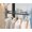 Gray, variant on A folding clothes drying rack, no punching, bathroom balcony drying clothes, quilt rod, window clothes drying rod, aluminum alloy