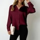 thumbnail image 2 of Camisas para mujer,Blusa de manga corta estampada para mujer, top informal de poliéster, camisa de largo regular a la moda para uso diario, sopatenor, 2 of 9