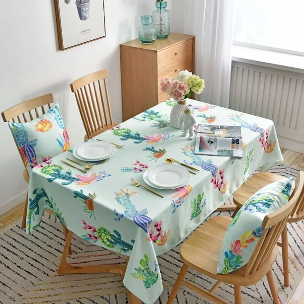Christmas Style Tablecloth Home Room Decor Tablecloths Restaurant Party Wedding Gift Waterproof Rectangular Christmas Tablecloth