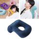 thumbnail image 1 of Almohada para siesta de escritorio, transpirable y cómoda, cojín para asiento de apoyo para el cuello, almohada para el cuello , reposacabezas Azul oscuro Yinane Almohada de escritorio, 1 of 7