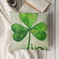 thumbnail image 3 of Ollo0ord AVOIN Throw Pillow Cover,St Patricks Day Cushion Case Decoration for Sofa Couch White, 3 of 5