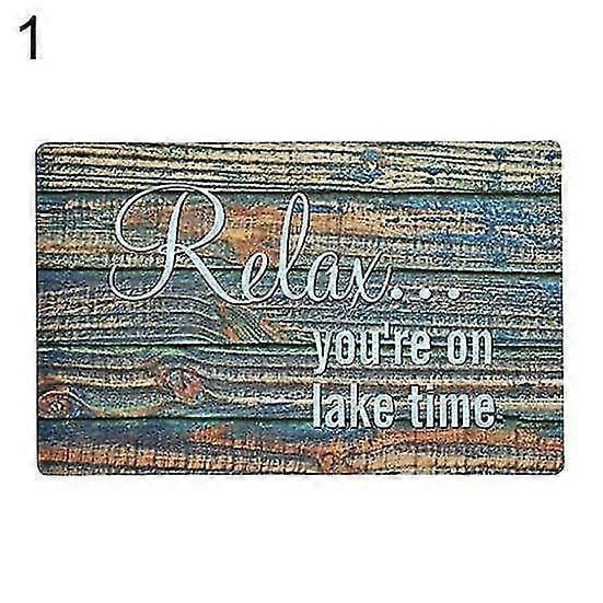 Soft Durable Welcome Letter Non-slip Water Absorption Door Mat Carpet Entrance Floor Decor