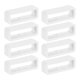 thumbnail image 1 of Soporte para Banda de Reloj Uxcell, Reemplazo Universal de Banda de Silicona para Reloj, Partes de Sujeción de Correa para Reloj Deportivo Blanco 24 mm, 1 of 7