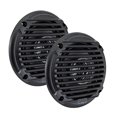 thumbnail image 2 of Recepro altavoces RV | Altavoz de estilo de cono dual | 5.25 Diámetro | 1.5 Profundidad de montaje | Paquete de 2 (negro), 2 of 2