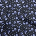 thumbnail image 1 of oneOone Rayon Medium Blue Fabric Floral Sewing Craft Projects Fabric Prints By Yard 56 Inch Wide, 1 of 4