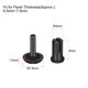 thumbnail image 2 of Clips de empuje remache Unique Bargains 4mm x 9mm para panel de circuito PCB sujetador de nylon negro 100 piezas, 2 of 3