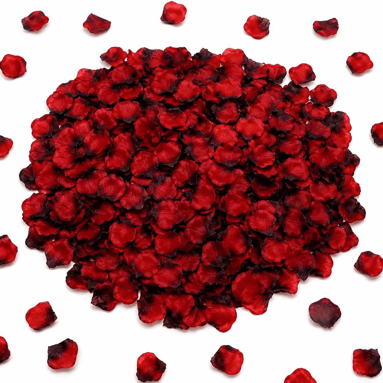 Artificial Rose Petals Red & Black