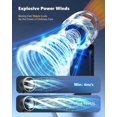 thumbnail image 2 of 2025 Newest Portable Handheld Turbine Fan, Stepless 100-speed Wind Speed, 2 of 4