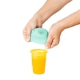 thumbnail image 3 of Tapas de silicona para vasos para niños, color verde, 3 unidades, 3 of 5