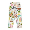 thumbnail image 5 of Bingfone Pajamas For Women,Hello Summer Pajama Pants With Pockets-Large, 5 of 9